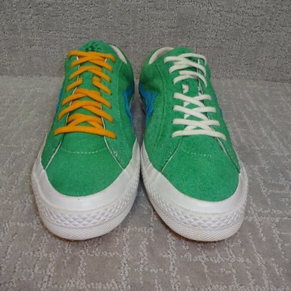 Converse One Star OX x Golf Le Fleur Jolly Size M 12 W 14 Green Suede 160322C - Picture 3 of 9
